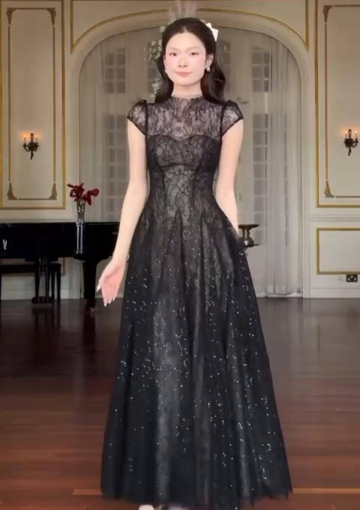فستان سهره انيق اسود