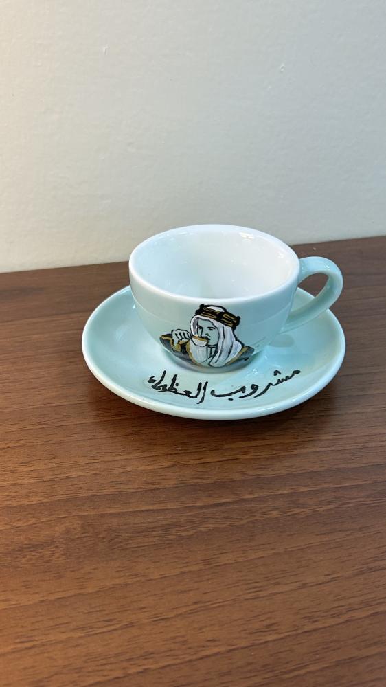 كوب القهوه مشروب العظماء