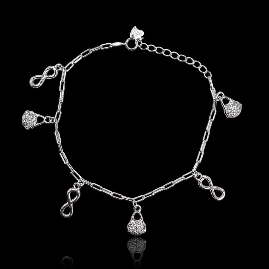 Women's silver bracelet 33
