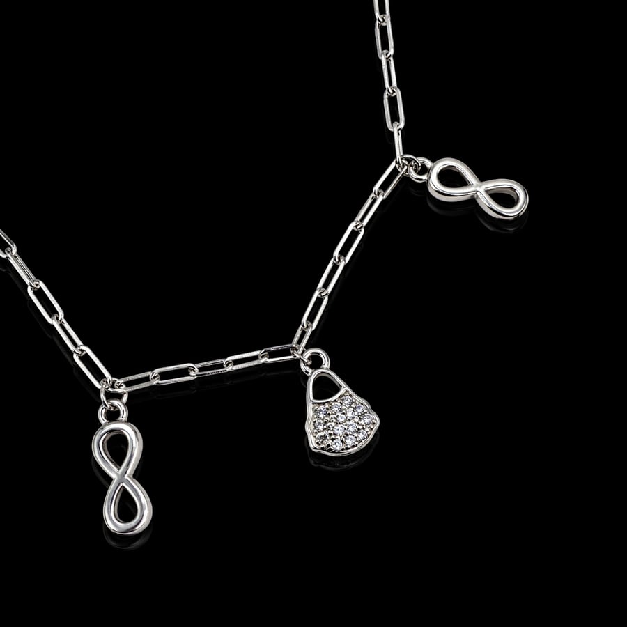 Women's silver bracelet 33