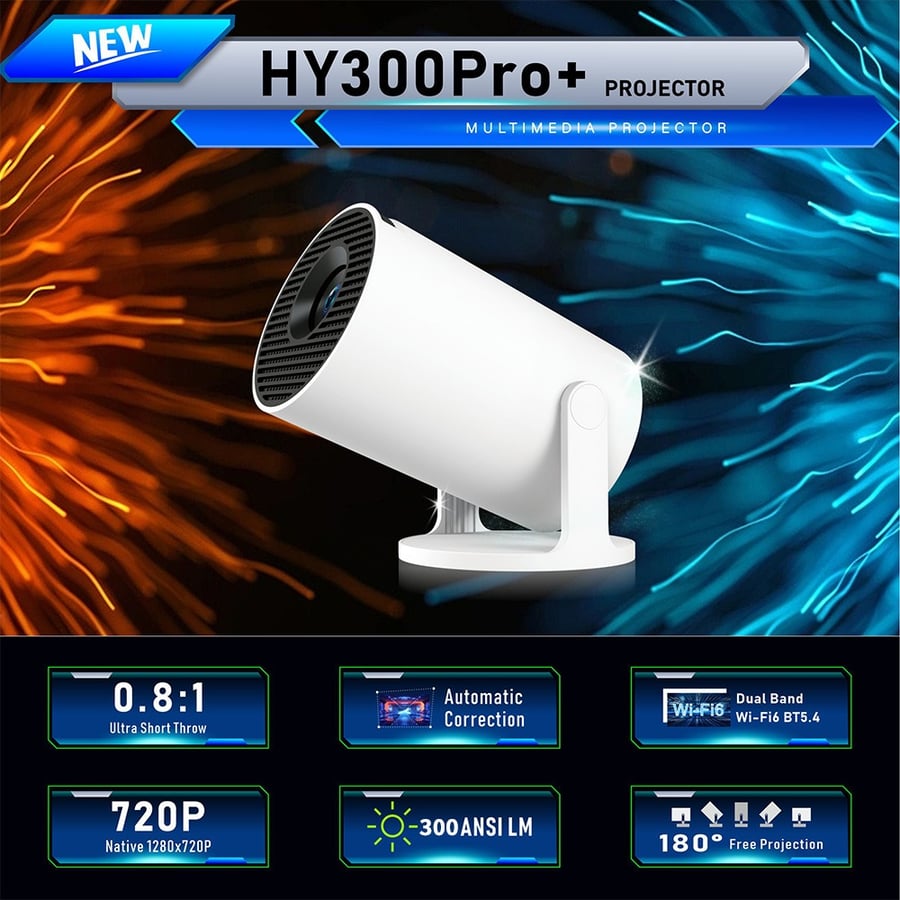 بروجكتر توبليو ميني الذكي – Hy300 Pro+