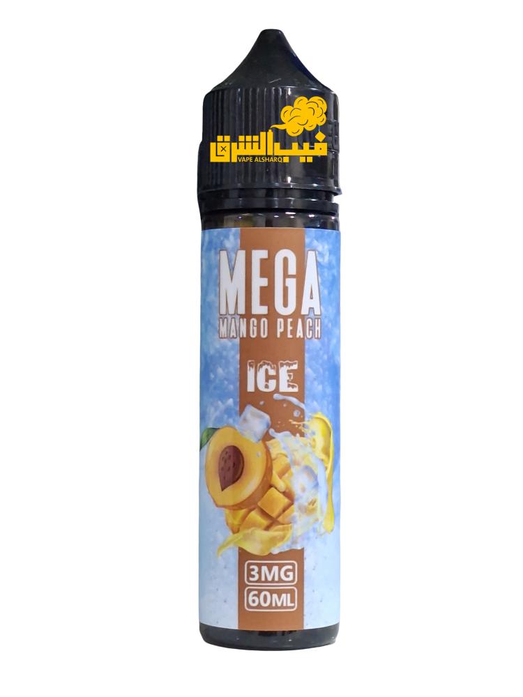 grand mega mango peach ice 60ml freebase vape sharq