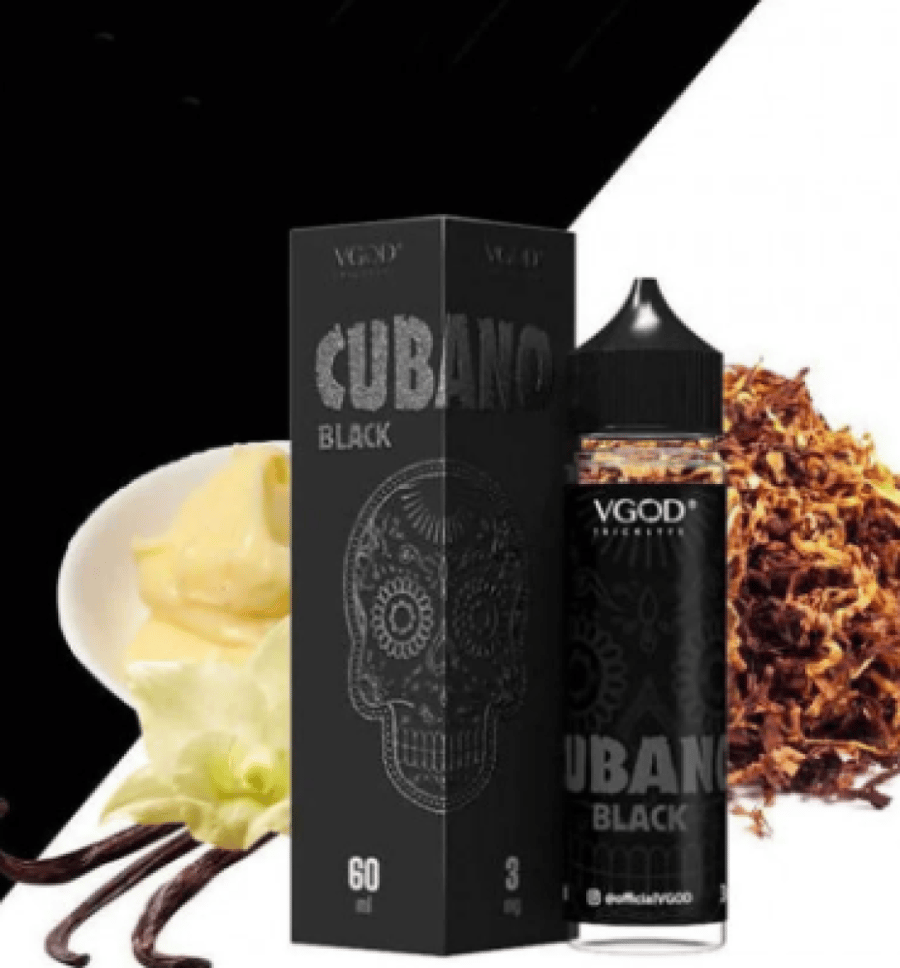 vgod cubano black 60ml 6mg vape sharq