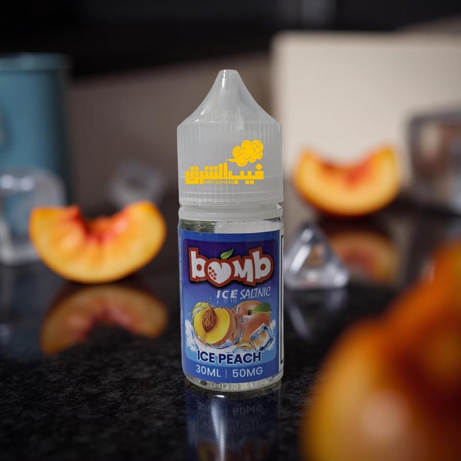 bomb peach ice 30ml