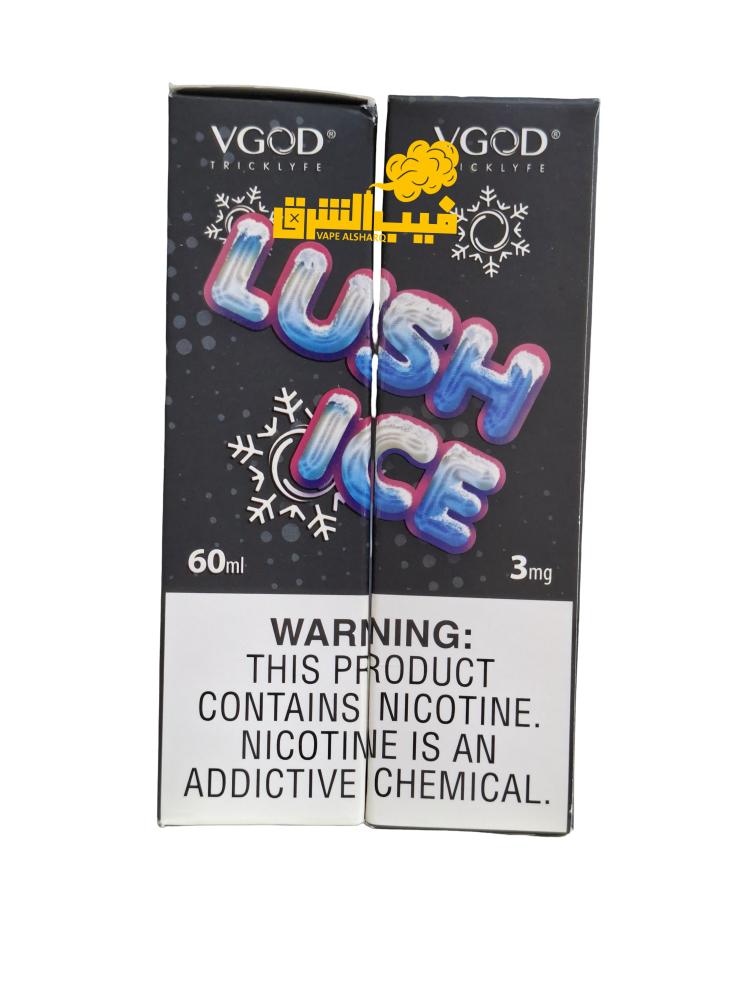 vgod lush ice 60ml 0mg 3mg 6mg 12mg 18mg vape sharq