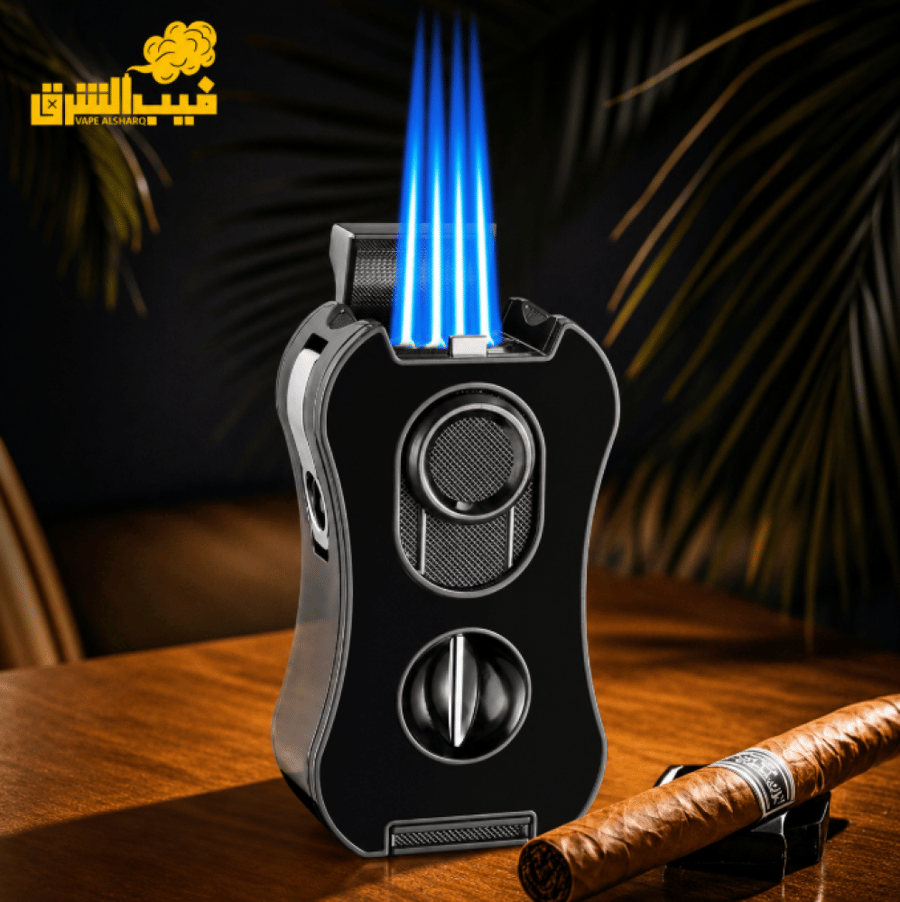 6-in-1-alloy-quad-jet-cigar-lighter-9x5cm-vape-alsharq