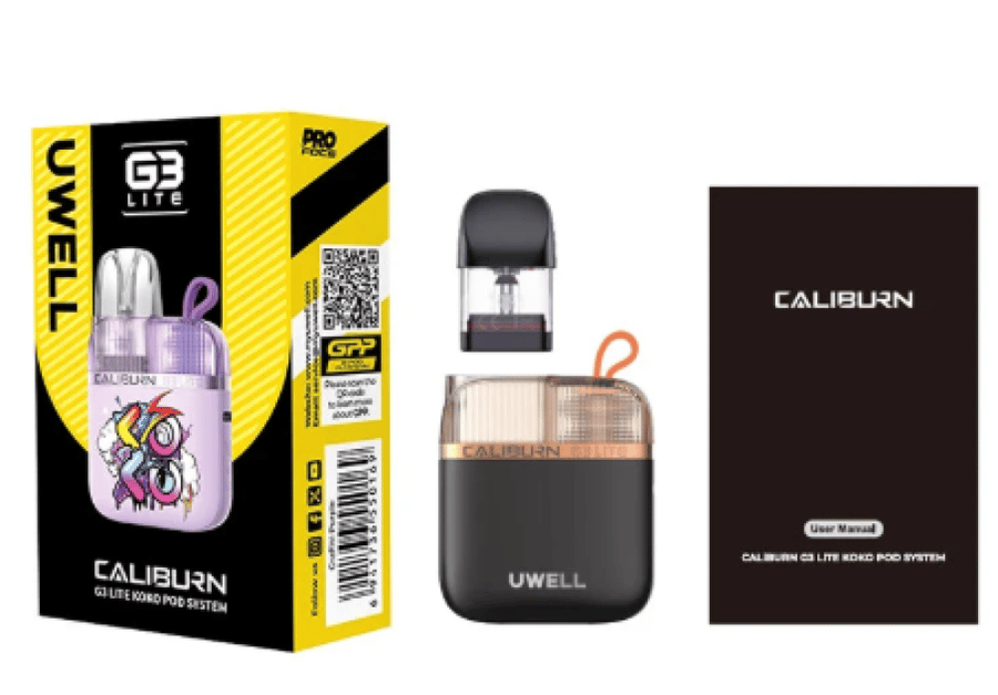 uwell caliburn g3 lite koko pod vape sharq device