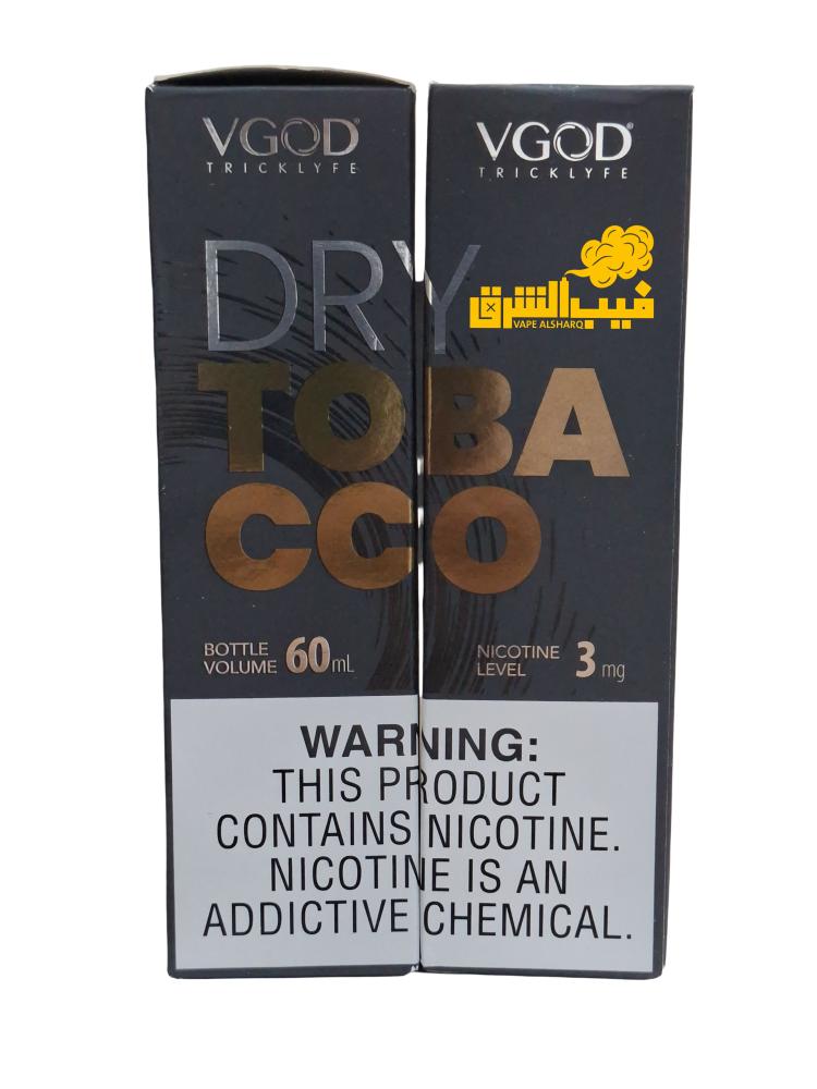 vgod dry tobacco 60ml 3mg 6mg 18mg vape sharq
