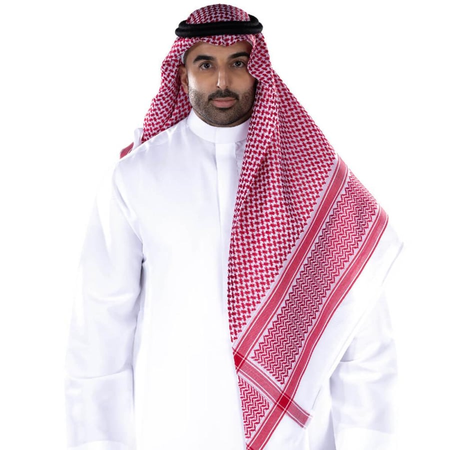 شماغ بروجيه رجالي - أحمر جيفارا