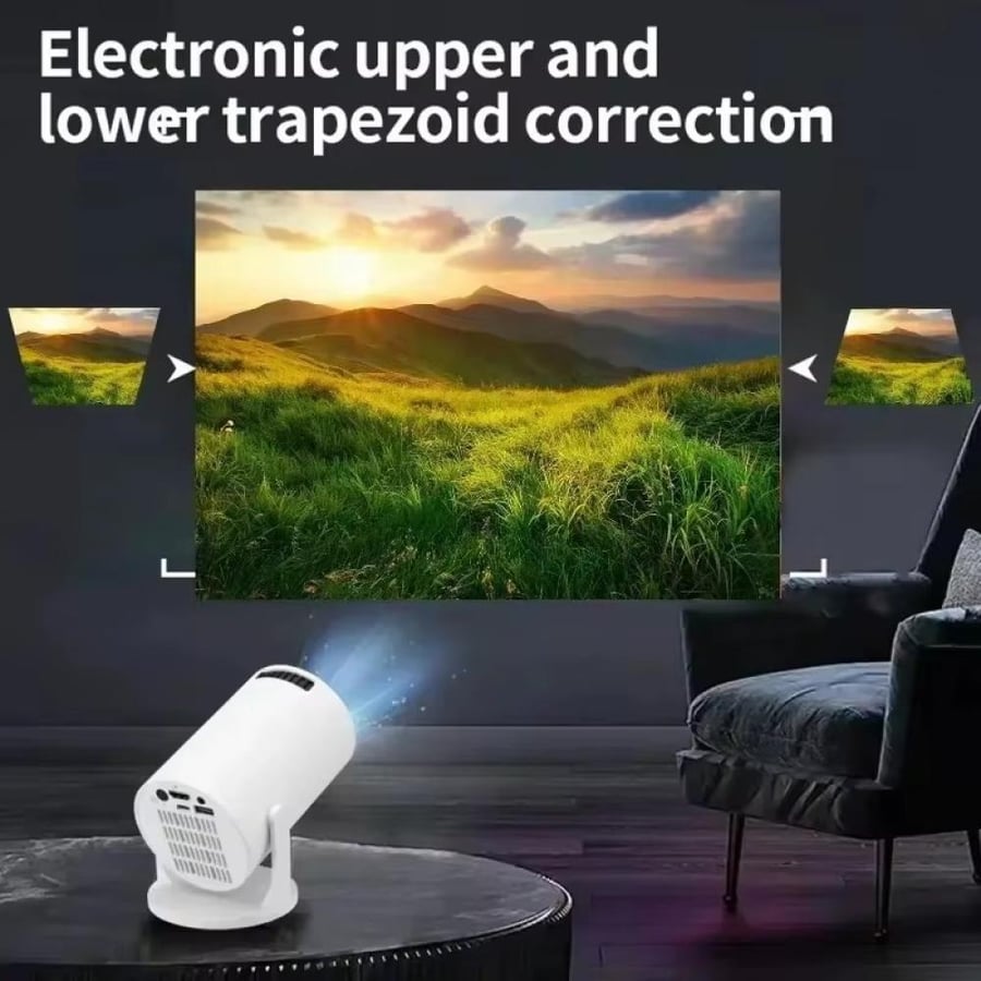 جهاز عرض بروجيكتور 4K ذكي للمنزل والسفر