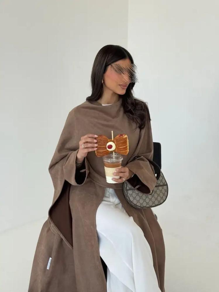 عبايه الشتاء الشكل الجديد