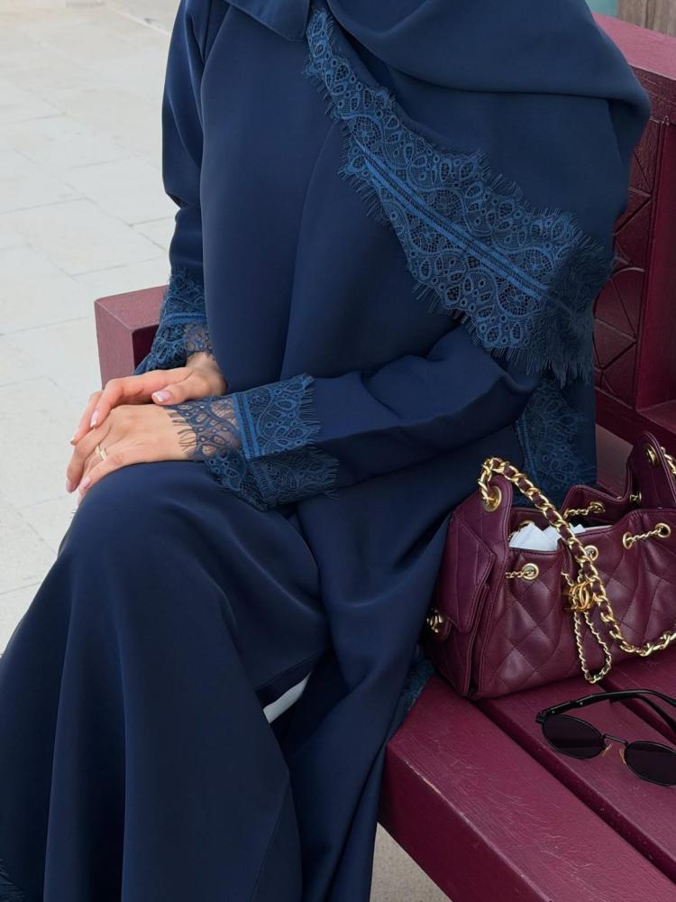 عباية صيفيه مع الدانتيل