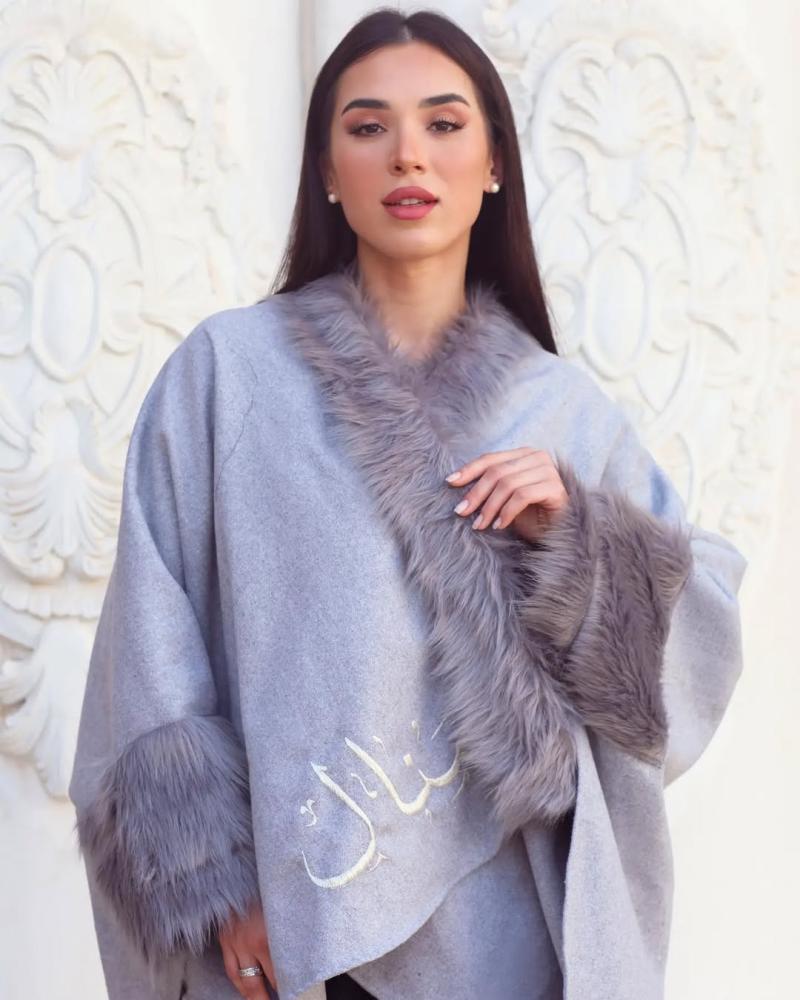 سكارف شتوي بالاسم_ متجر مشاعر