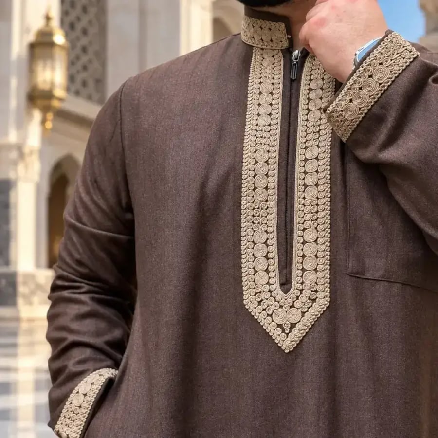 ثوب مغربي شتوي صوف