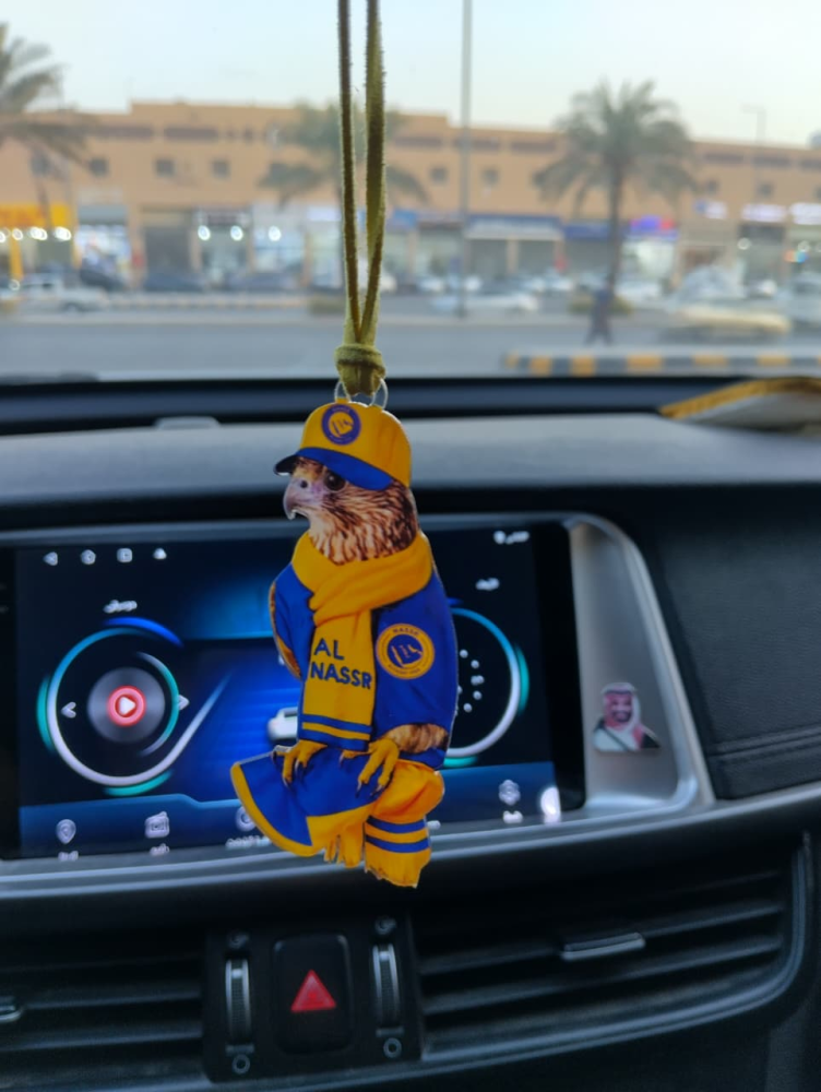 كوب النصر مع الصقر المشجع