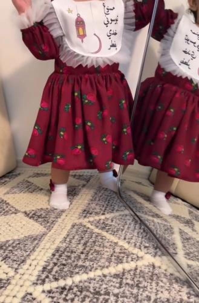 فستان بنات شالكي رمضان