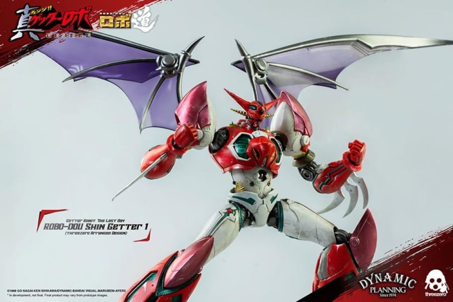 مجسم شين جتر 1 الميكانيكي (Threezero ROBO-DOU Shin Getter 1 - Anime Color Version) - إصدار الميكا الأسطوري