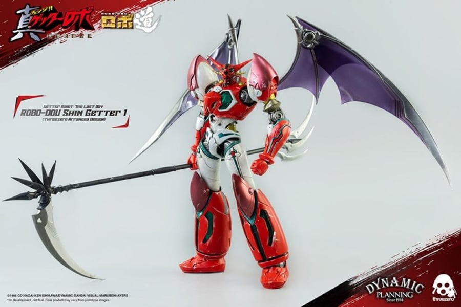 مجسم شين جتر 1 الميكانيكي (Threezero ROBO-DOU Shin Getter 1 - Anime Color Version) - إصدار الميكا الأسطوري