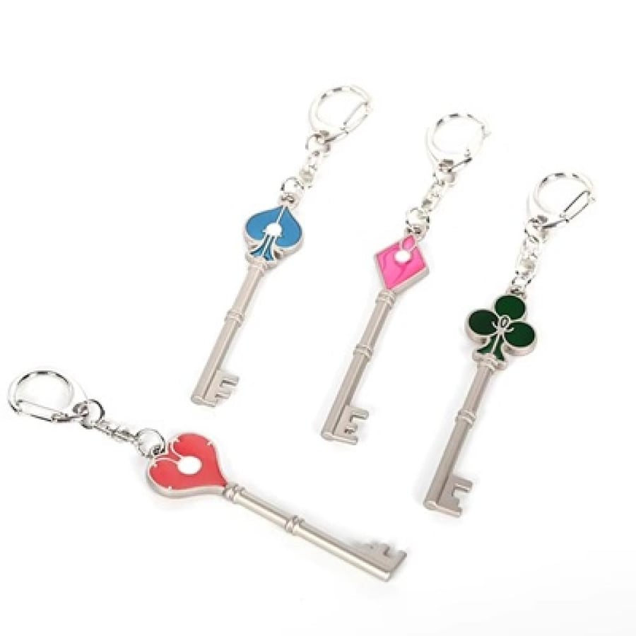 طقم مفاتيح شرطة راكون التكتيكية (Resident Evil 2 R.P.D. 4-Key Metal Keychain Set) - إصدار مفاتيح اللعبة الأسطوري الملون طقم مكون من 4 مفاتيح معدنية مختلفة