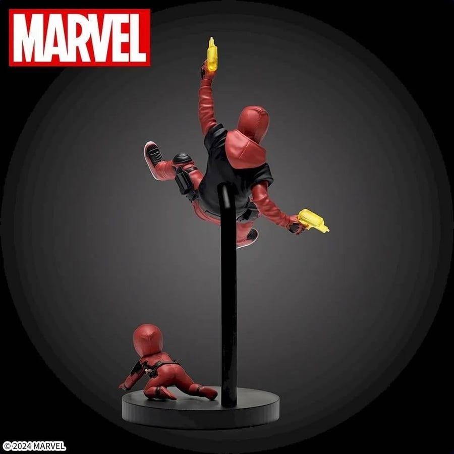 مجسم كيدبول وبيبي بول مارفل (SEGA Marvel ACT/CUT Premium Figure: Deadpool & Wolverine - Kidpool & Babypool) - إصدار ياباني أصلي