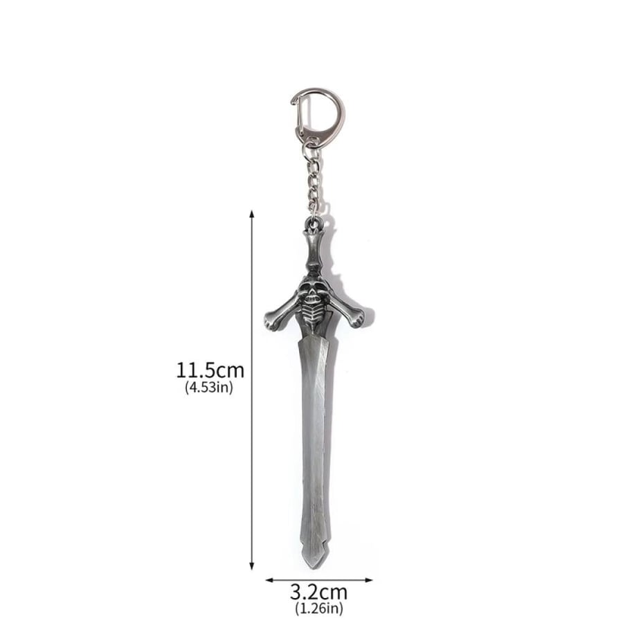 مجسم وميدالية سيف ريبيليون لدانتي (Devil May Cry 5: Dante Rebellion Demon Sword Metal Keychain) - إصدار النحاس العتيق الفاخر