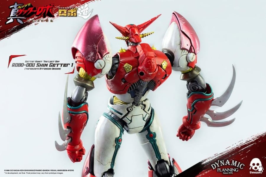مجسم شين جتر 1 الميكانيكي (Threezero ROBO-DOU Shin Getter 1 - Anime Color Version) - إصدار الميكا الأسطوري