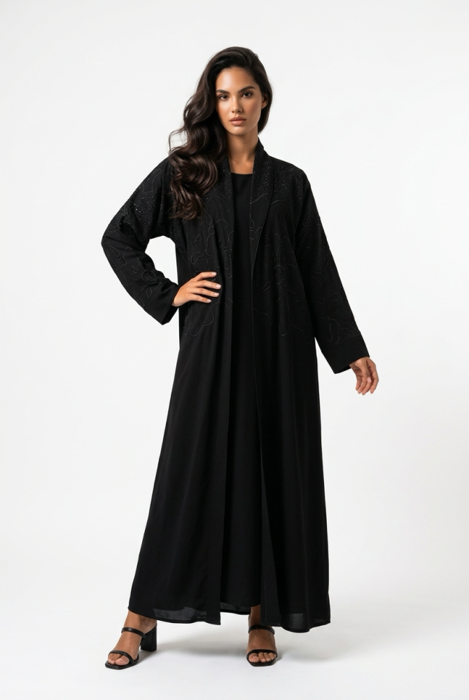 عباية نورة لف