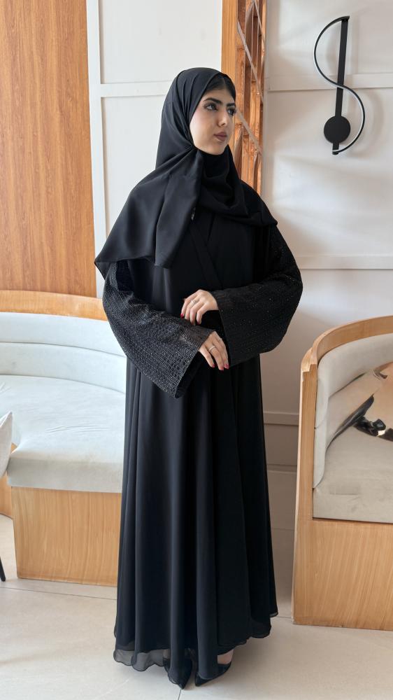 عباية نص كلوش لف