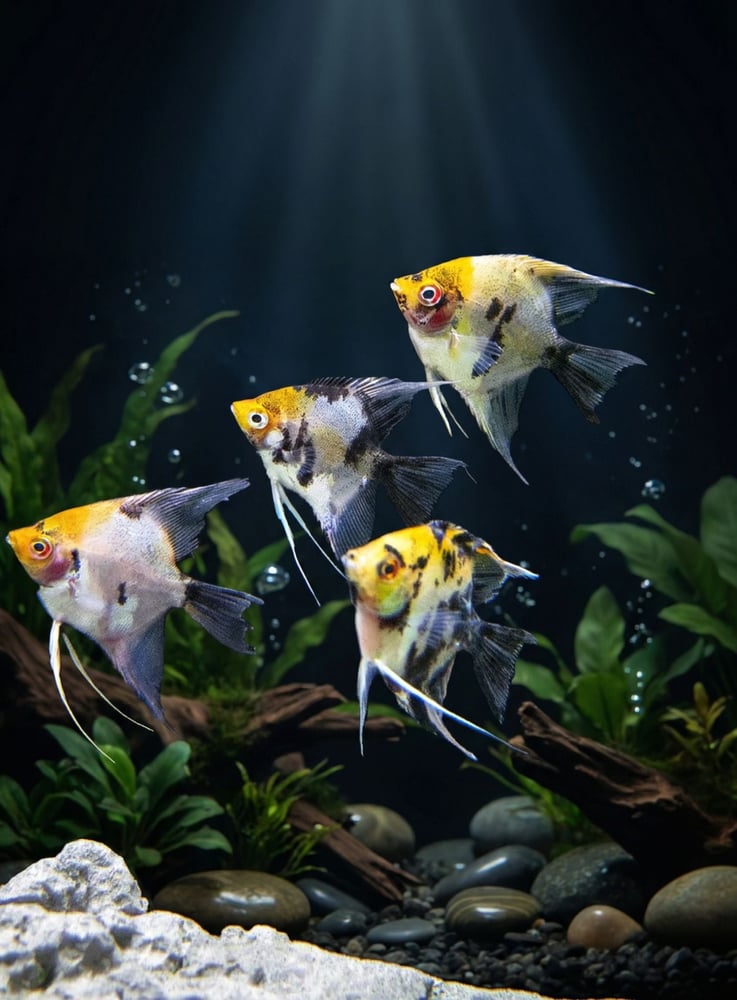 سمكة انجل كوي لأحواض الزينة Angel Koi Fish