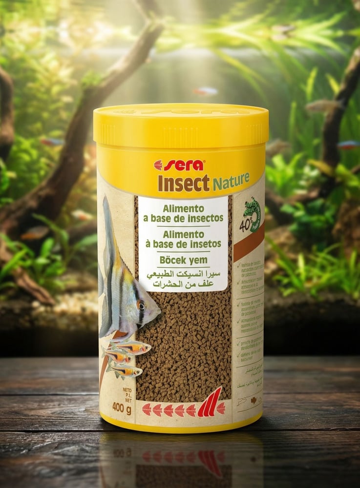 غذاء أسماك الزينة من الحشرات سيرا إنسكت نيتشر Sera Insect Nature