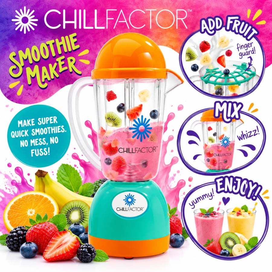 خلاط العصائر والميلك شيك للأطفال – Chill Factor