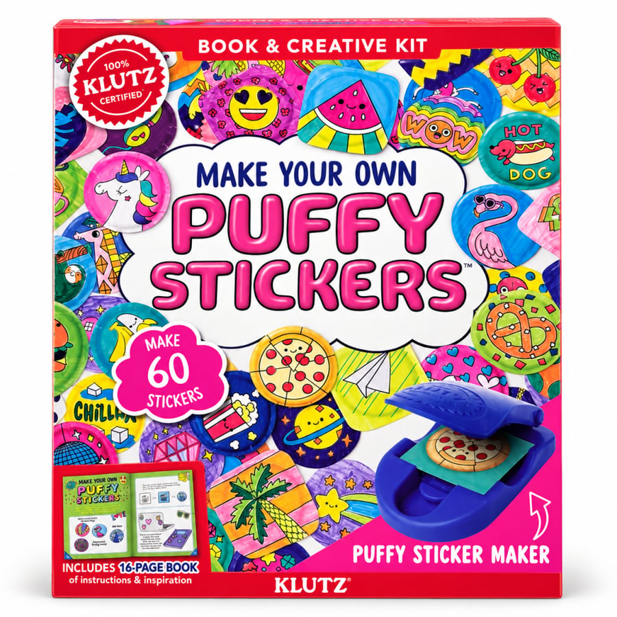 اصنعي ملصقاتك الإسفنجية – Make Your Own Puffy Stickers