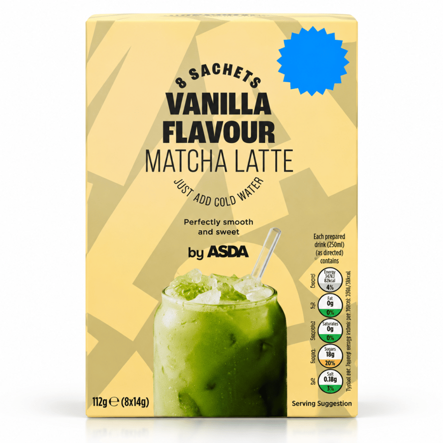 ماتشا لاتيه بنكهة الفانيلا – Exceptional by ASDA