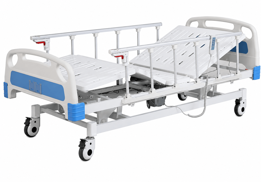 Electric medical bed with 3 movements, very low