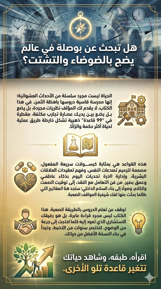 99 قاعدة للتعامل مع الأعراض الجسدية   دليل فك شيفرة "الجسد المتكلم"، وكيف نميز بين الخطر الحقيقي والإنذار الكاذب للقلق والهلع.