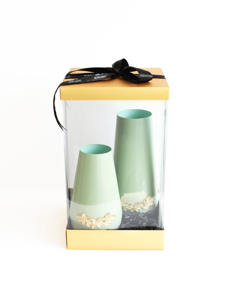 Mint Elegance Vase Set #020