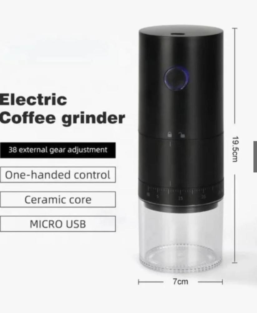 طاحونة كهربائية متنقلة V60 قابلة للشحن Grinder Electronic