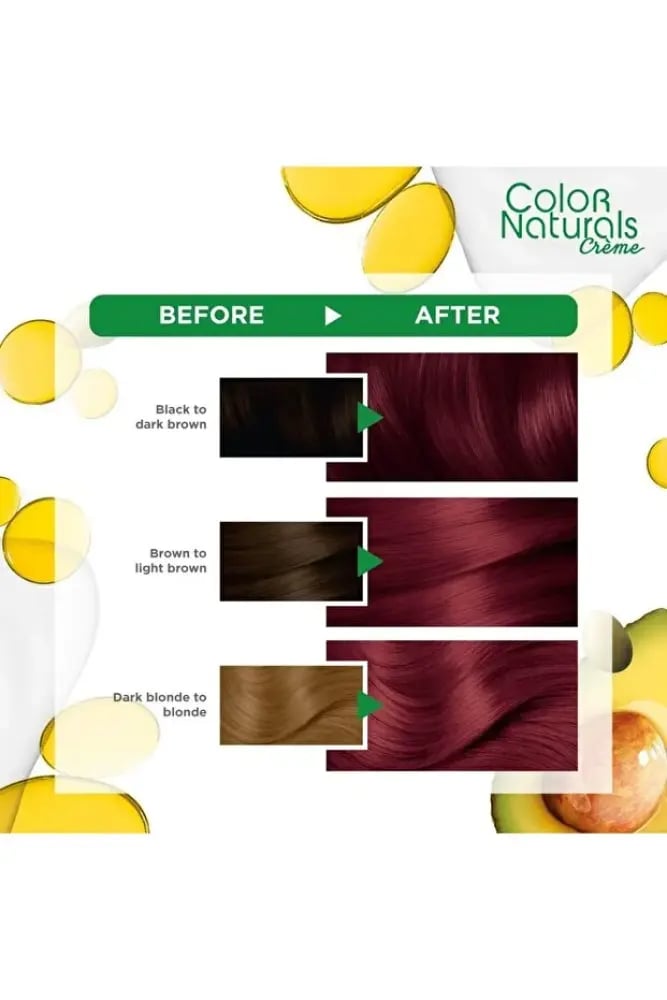 Garnier غارنييه كولور ناتشورالز صبغة شعر - بني أحمر نقي 6.60