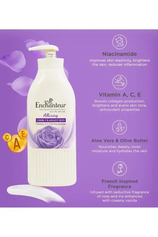 ENCHANTEUR انشانتر لوشن للجسم المعطر ألورينغ - 500 مل