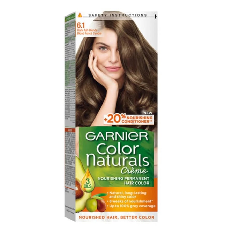 Garnier غارنييه كولور ناتشورالز صبغة شعر - أشقر رمادي غامق 6.1