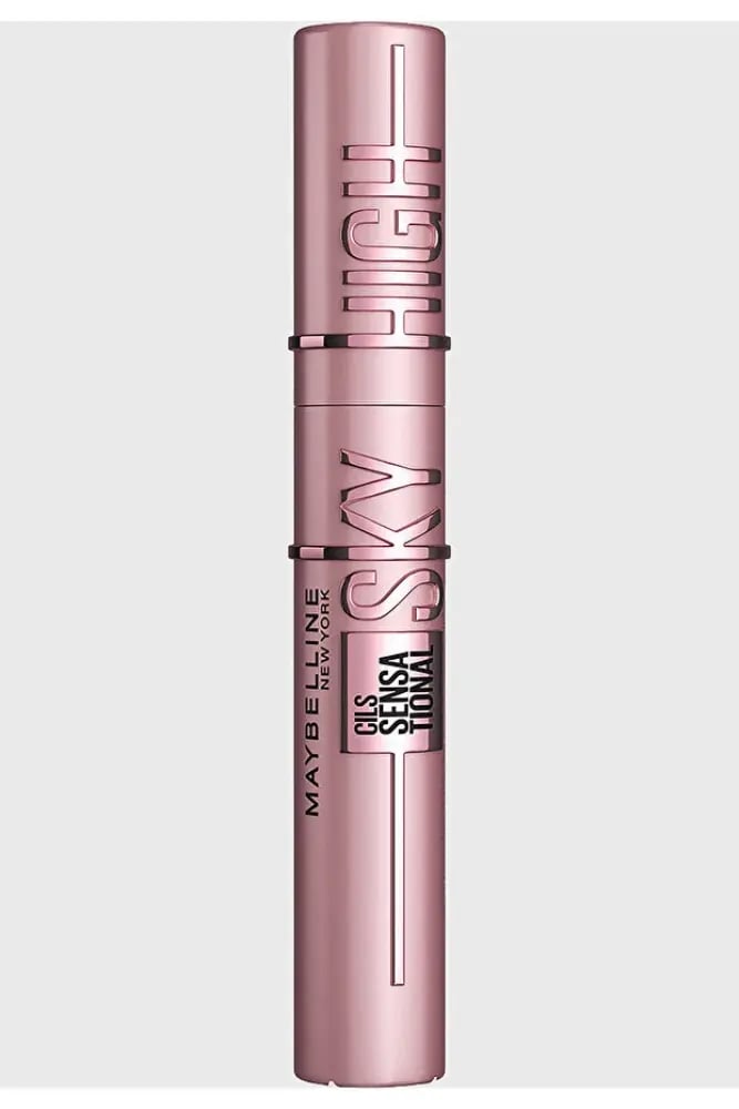 Maybelline New York ماسكارا لاش سينسيشنال سكاي هاي، أسود فاحم | ماسكارا | مكياج خفيف الوزن يدوم طويلاً