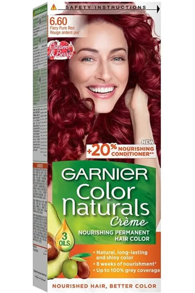 Garnier غارنييه كولور ناتشورالز صبغة شعر - بني أحمر نقي 6.60