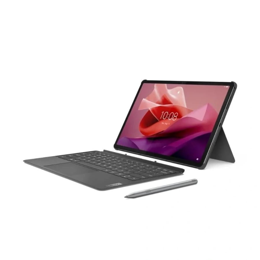 لينوفو - TAB P12 تابلت، بسعة 256 جيجا، الرام 8، بشاشة مقاس 12.7 بوصة، واي فاي، اللون رمادي ضمان الوكيل سنتين