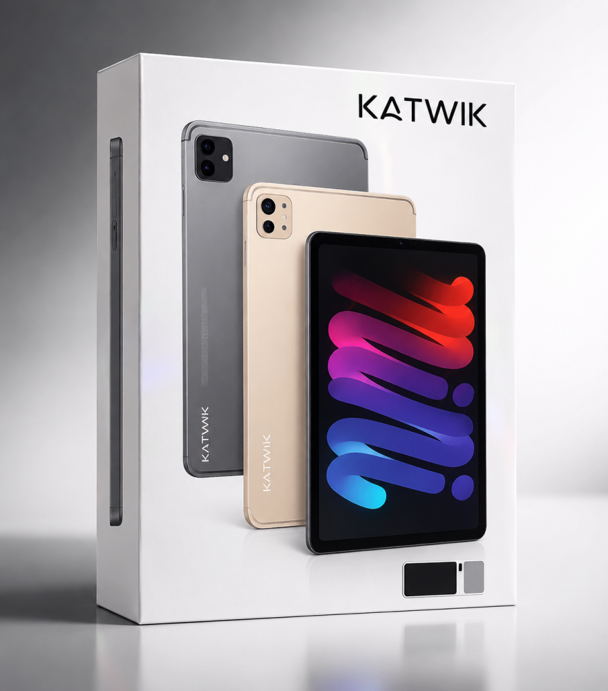 تاب - Katwik Ipad Air 5G 1TB Ram (12+12) 11inc