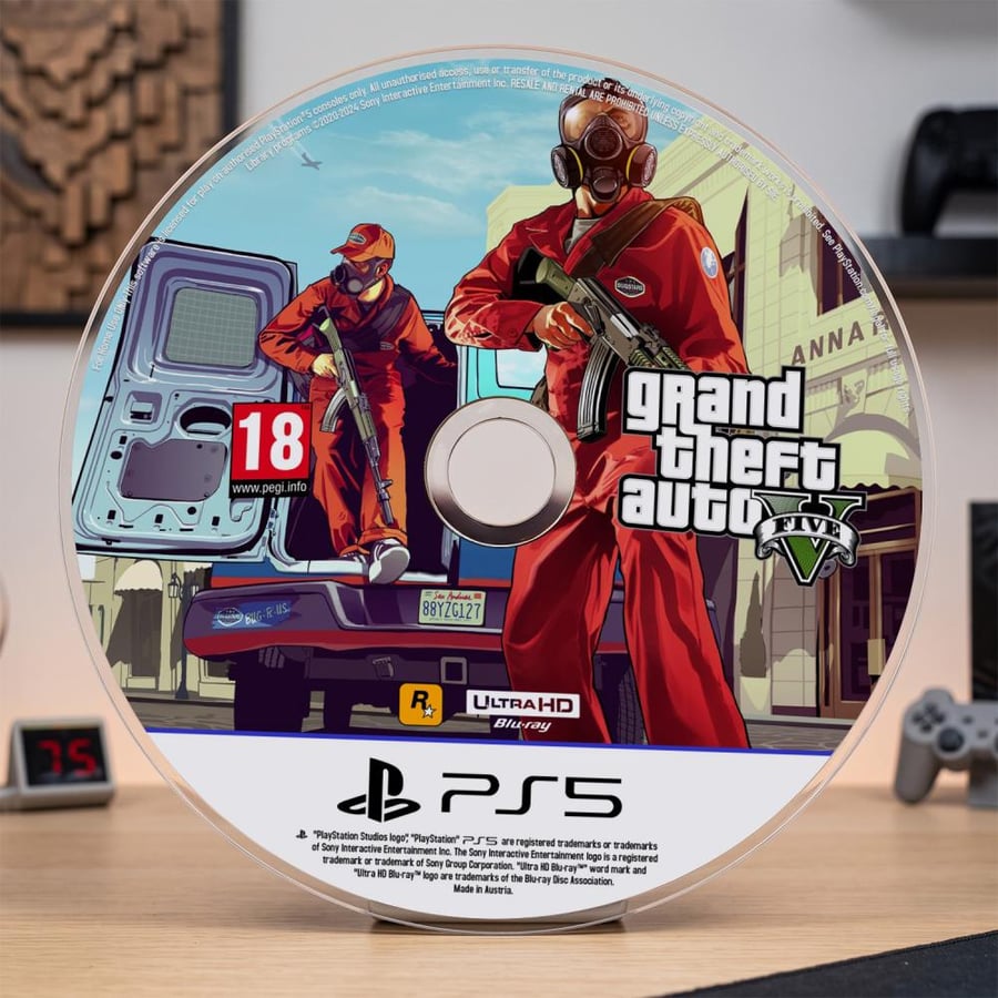 قرص اكريليك للعبة GTA5