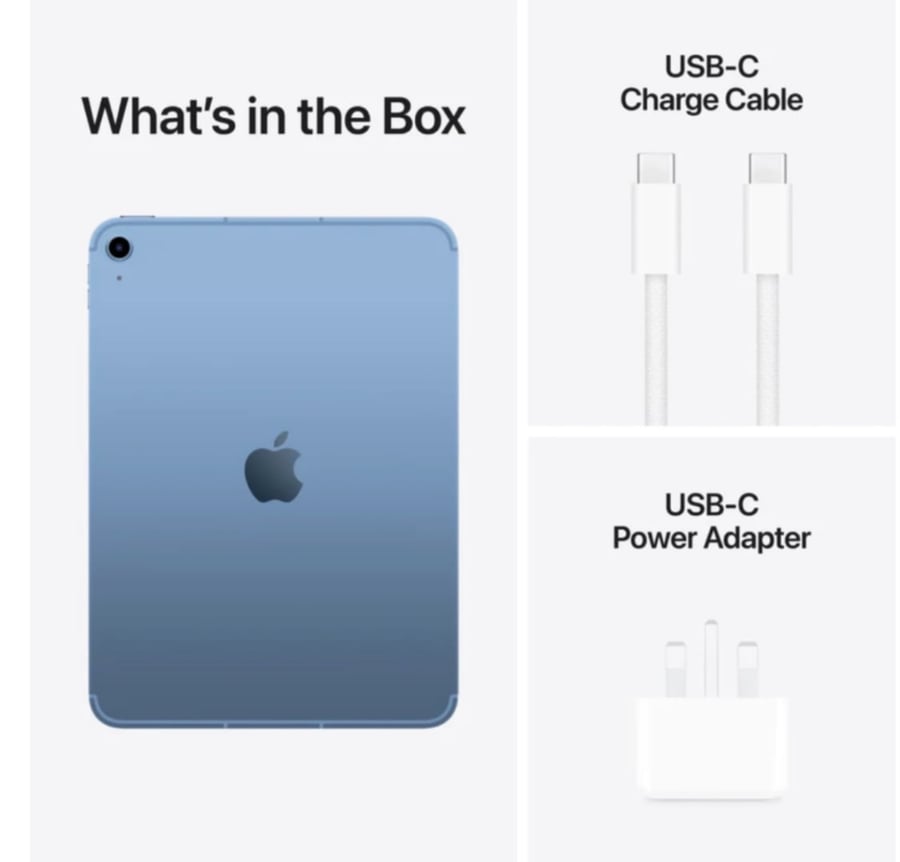 iPad A16, Wi-Fi, 128 GB, blue