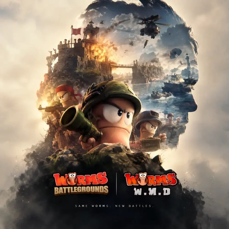 Worms Battlegrounds + Worms W.M.D-(PS5)