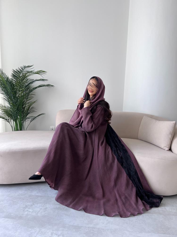 عبايات لينن ملونة
