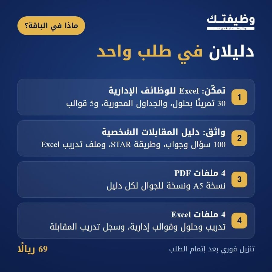 باقة الوظائف الإدارية: تمكّن + واثق