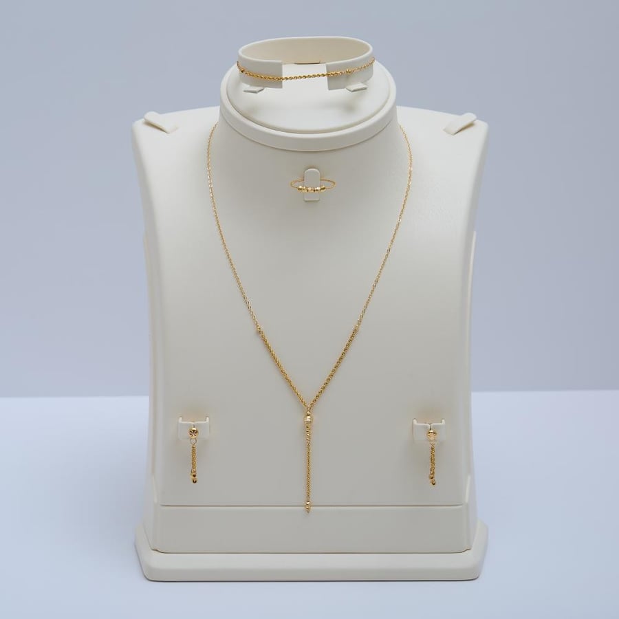 طقم ذهب موديل مبروم 21 Sold